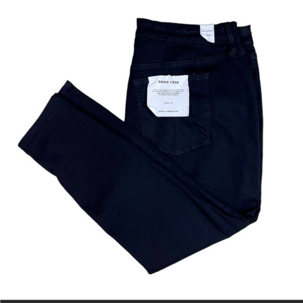 Good American Jean Always Fit Good Legs High Waist Skinny Jeans Black 28-32 Plus